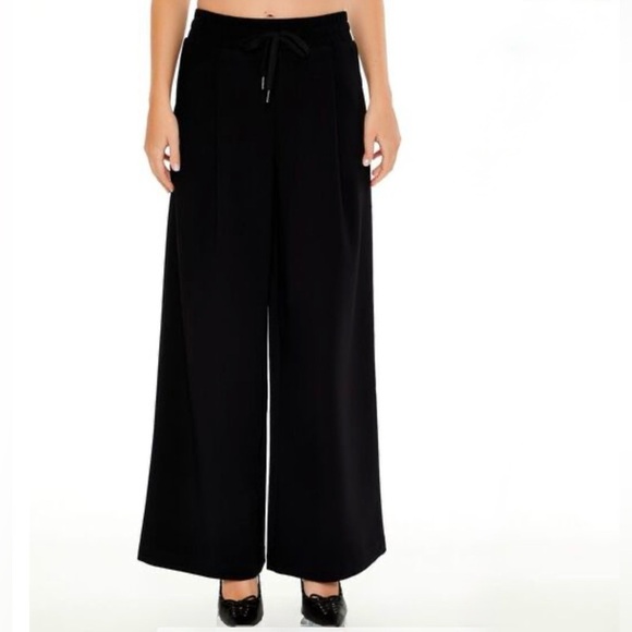 Drawstring Wide-Leg Palazzo Pants - Picture 3 of 3